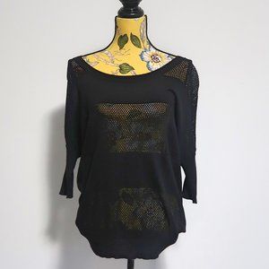 Ribbon Luxe Black Top Small